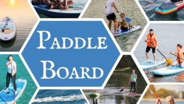 Billedet viser en Paddleboard-teambuilding-aktivitet, hvor deltagerne balancerer på stand-up paddleboards (SUP) på vandet. Aktiviteten kombinerer sjov, samarbejde og balanceudfordringer og er ideel til en udendørs oplevelse, der styrker teamets sammenhold.